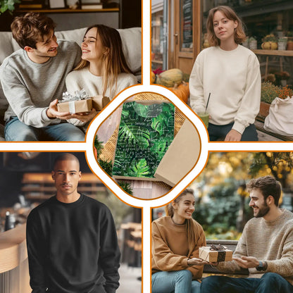 Math Formulas Tropical Leaves Sweatshirt – Tropical 3D All Over Print Design