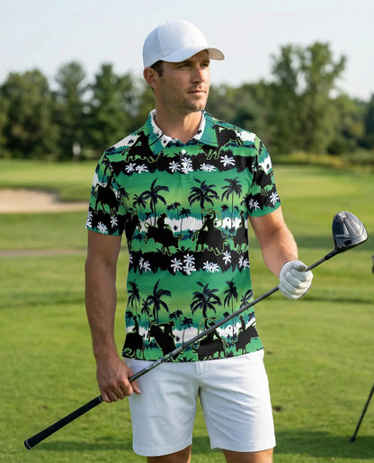 Cowboy Rodeo Polo Shirt | Azhawaiian