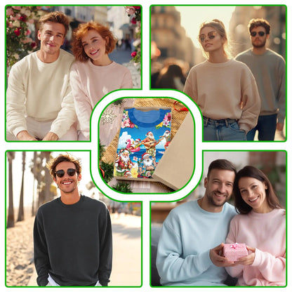 Tropical Santa Christmas Sweatshirt – Tropical Christmas 3D All Over Print Design