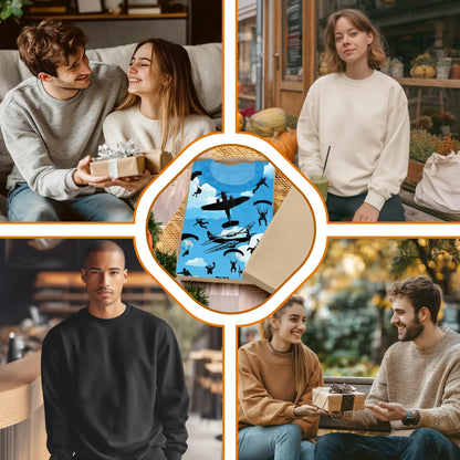 Skydiver Sweatshirt – Colorful Graphic 3D All Over Print Design