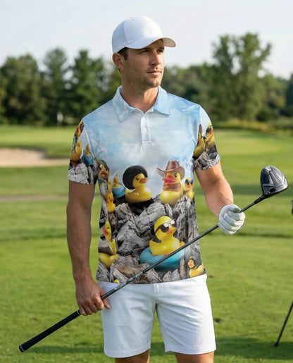 Funny Rubber Duck Polo Shirt | Azhawaiian