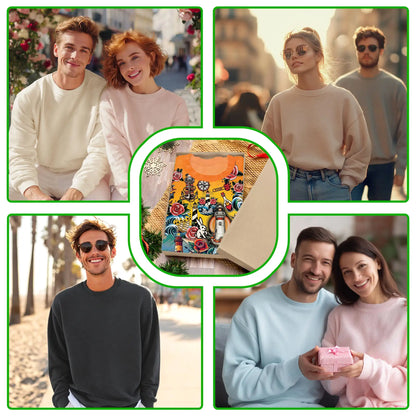 Traditional Lighthouse Sweatshirt – Colorful Graphic 3D All Over Print Design