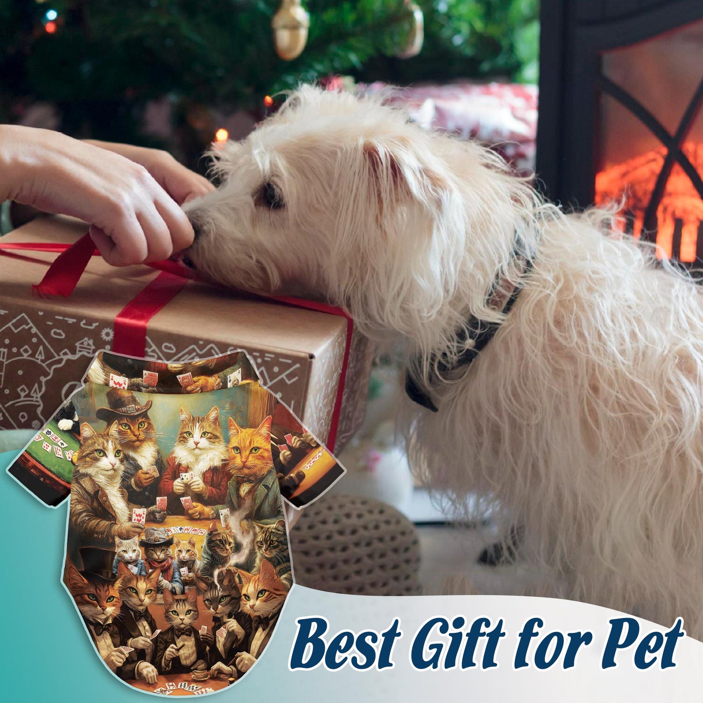Cats Playing Poker Matching Dog Owner Hawaiian Shirts, Funny Pet Aloha Shirt for Beach Vacation - Azhawaiian
