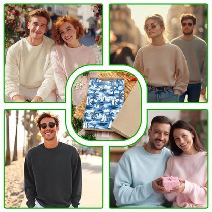 Sailboat Sweatshirt – Colorful Graphic 3D All Over Print Design