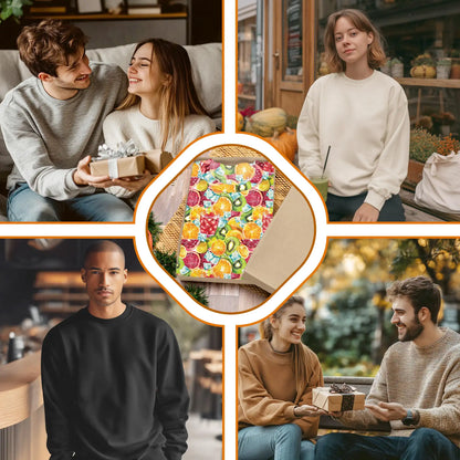 Colorful Mixed Fruit Sweatshirt – Tropical 3D All Over Print Design