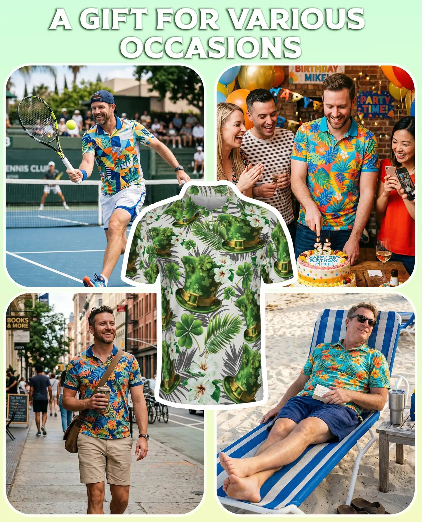 St. Patrick’s Day Polo Shirt | Azhawaiian