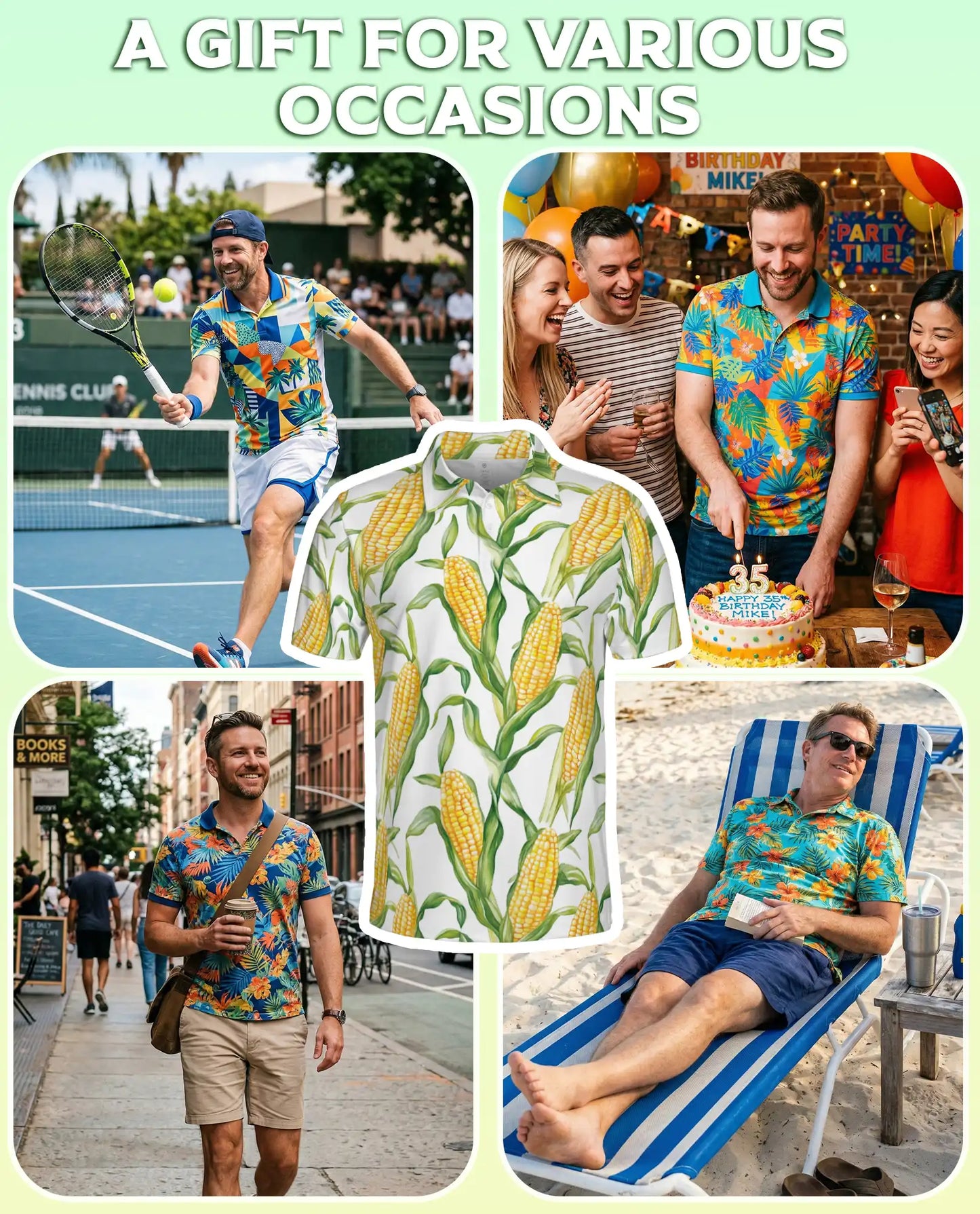 Corn Farm Polo Shirt | Azhawaiian