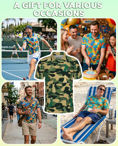 Dog Camo Polo Shirt | Azhawaiian