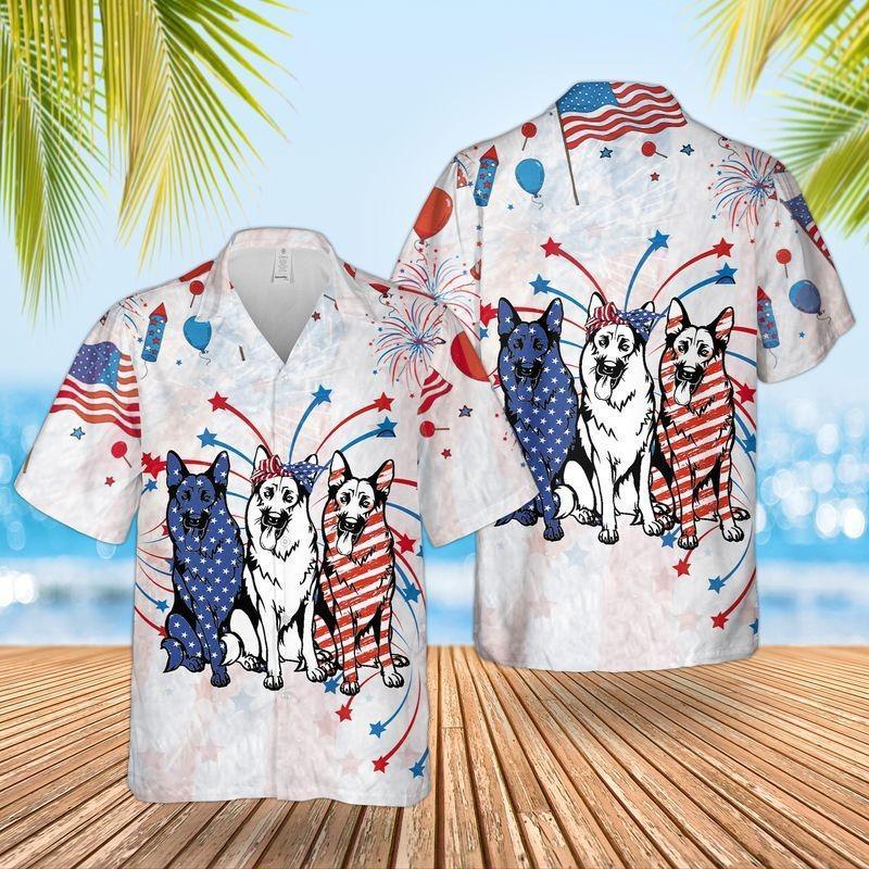 German Shepherd Dog Hawaiian Shirt | For Men & Women | Adult | HW6005