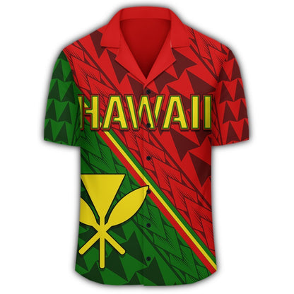 (Personalized) Kanaka Polynesian Hawaiian Shirt - Energetic