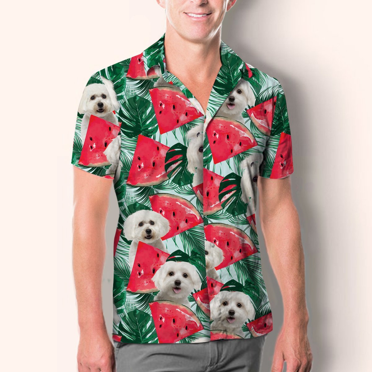 Maltese - Hawaiian Shirt