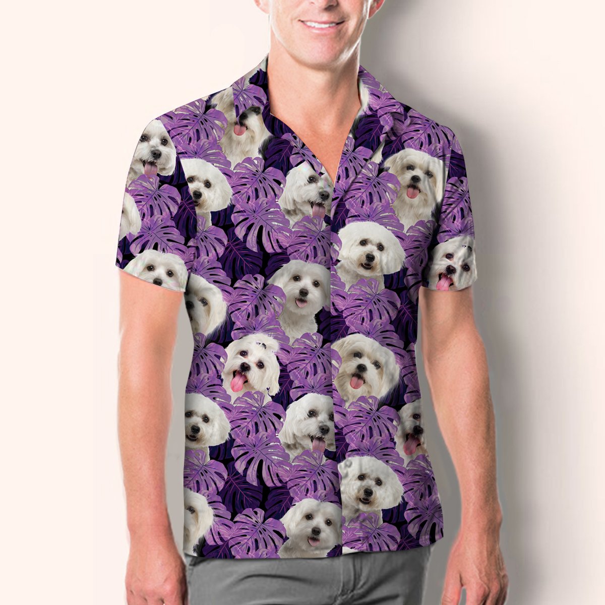 Maltese - Hawaiian Shirt
