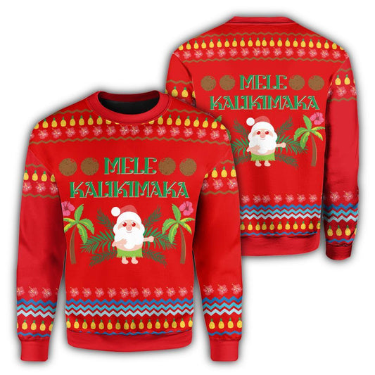 Mele Kalikimaka Ugly Christmas Sweater 