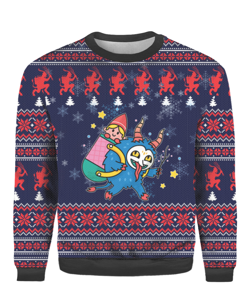 Merry Krampus Ugly Christmas Sweater 