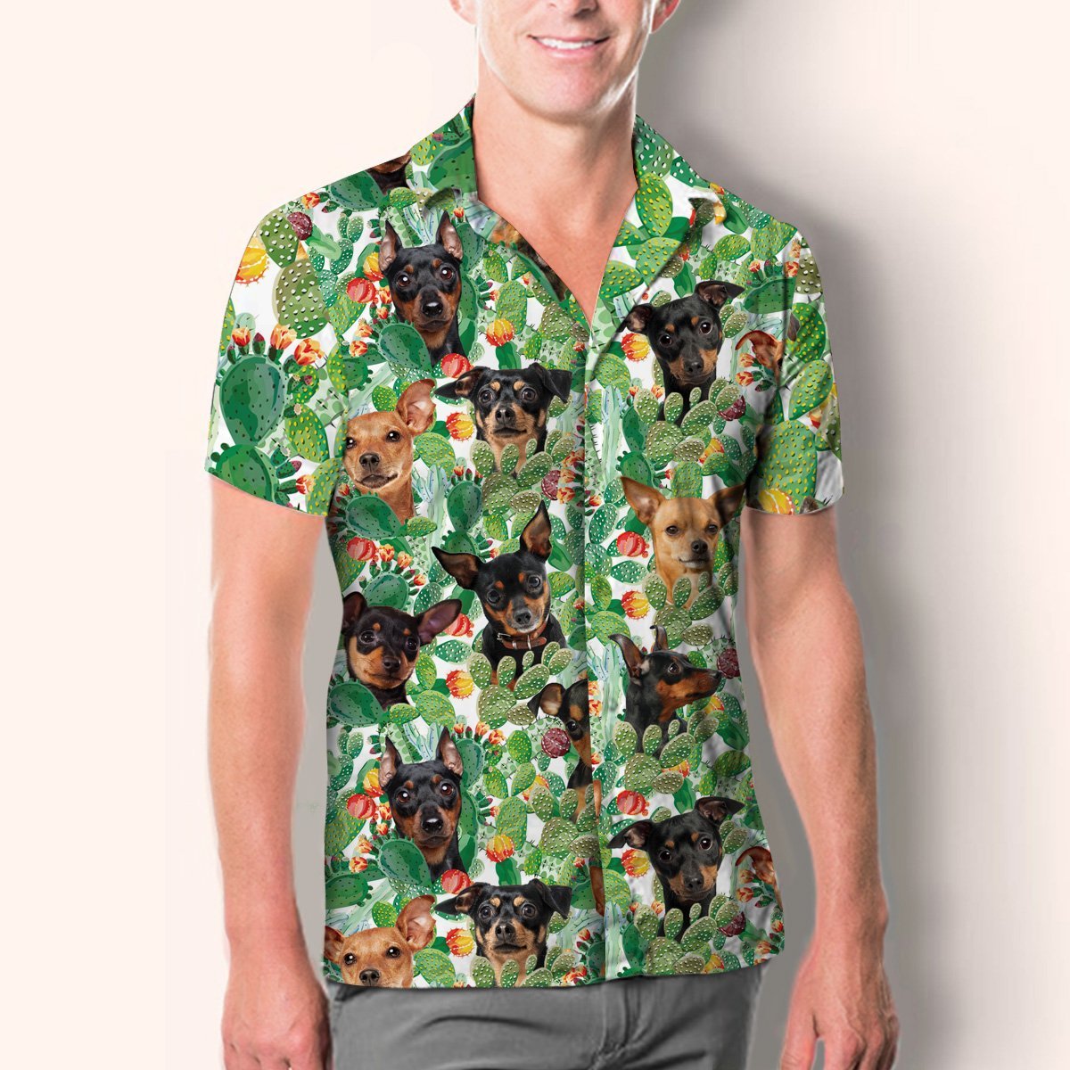 Miniature Pinscher - Hawaiian Shirt