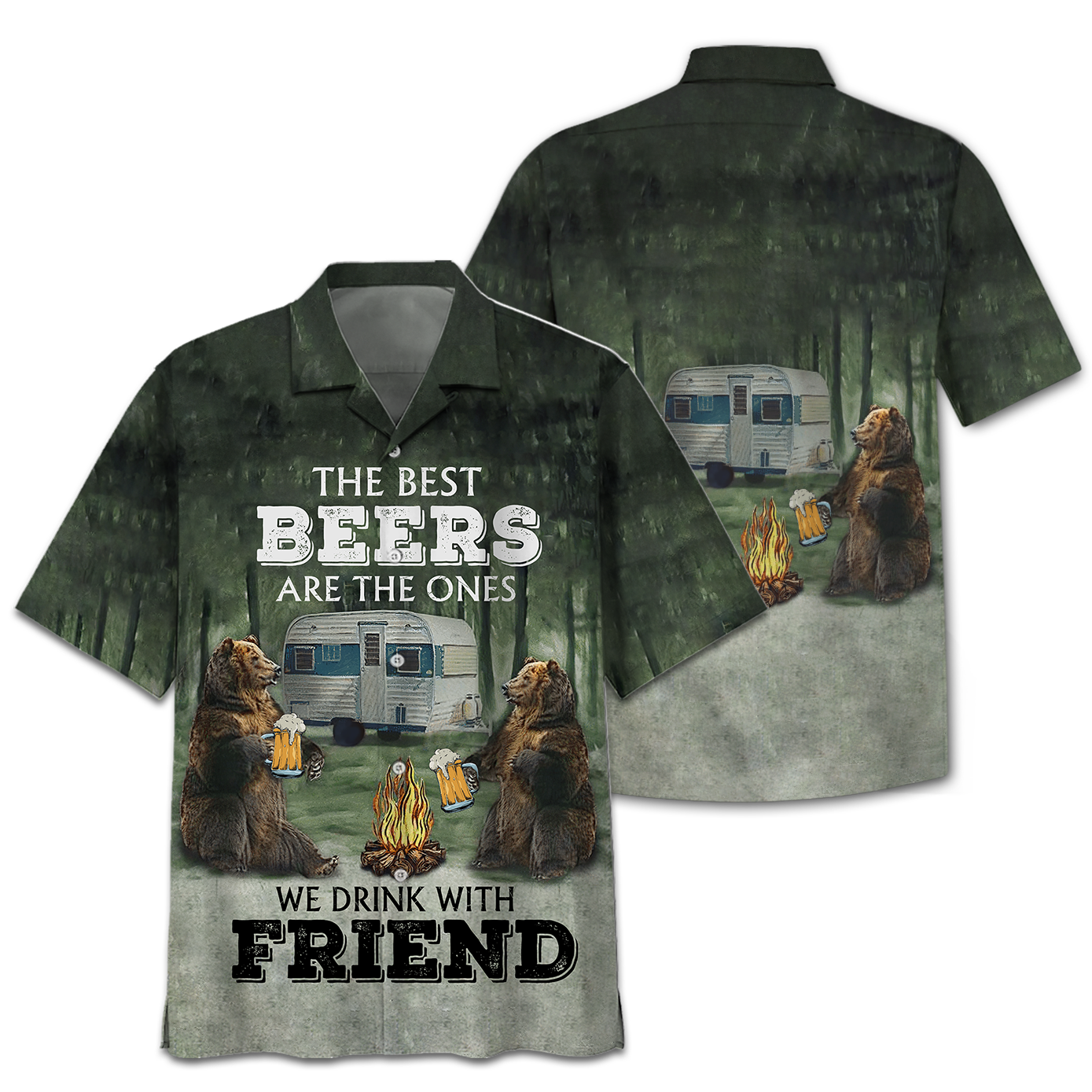 We Drink With Friend Hawaii Shirt Short Hawaiian