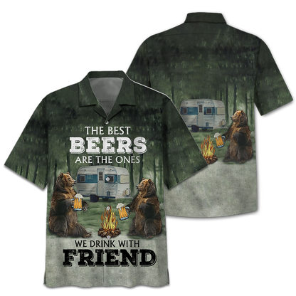 We Drink With Friend Hawaii Shirt Short Hawaiian