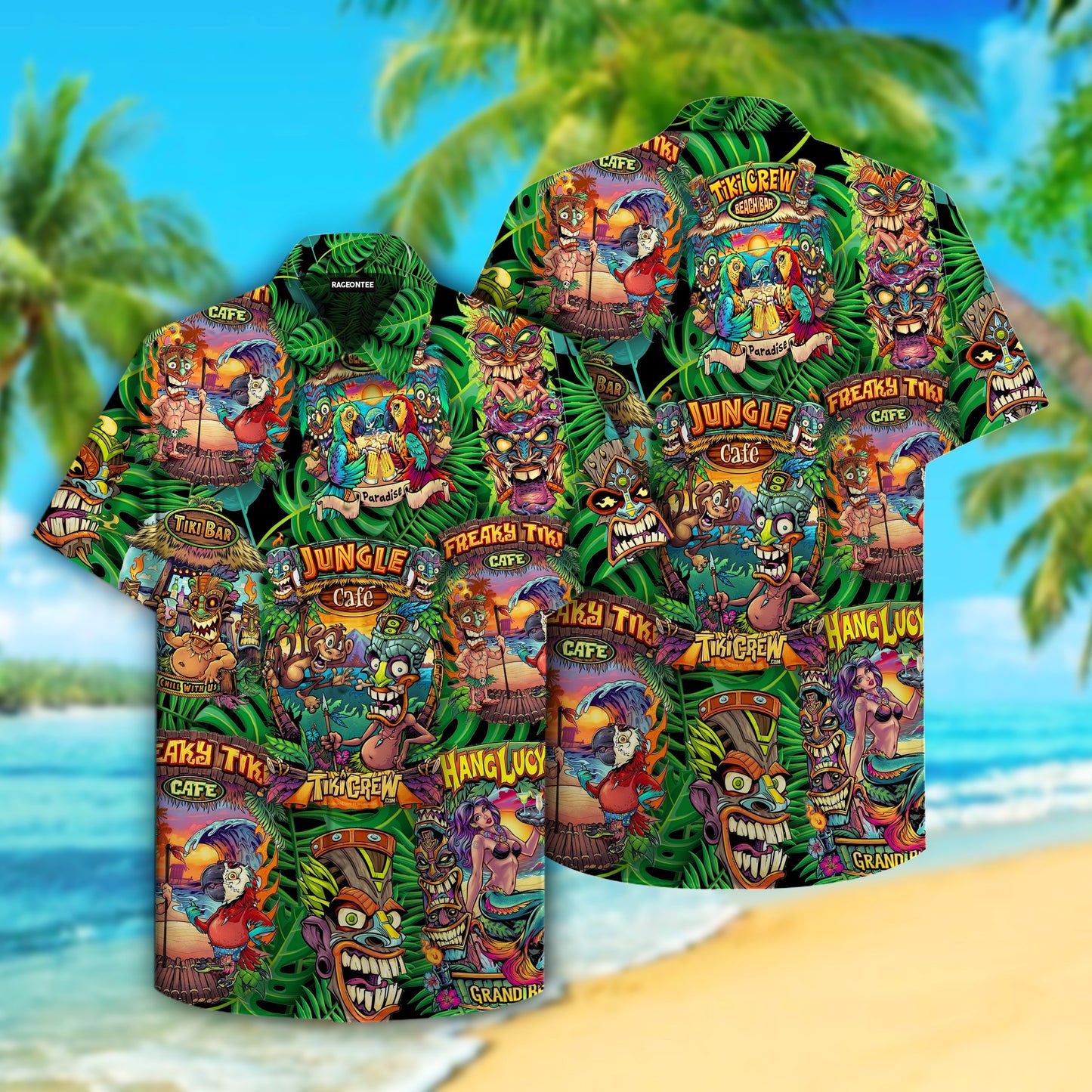 Aloha Tiki Hawaiian Shirt