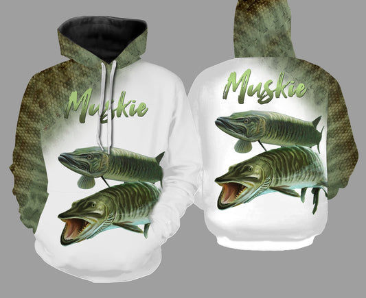 Muskie 3D All Over Printed Shirts For Men & Women Hoodie