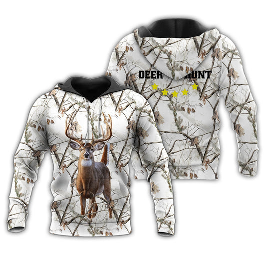 Bow Hunting Deer 3D All Over Print Plus Size T Shirt Hoodie Hoodie