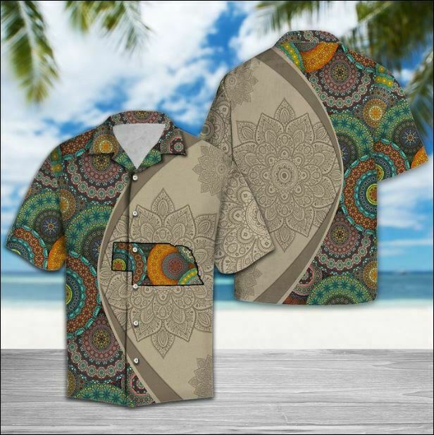 Nebraska Mandala hawaiian shirt