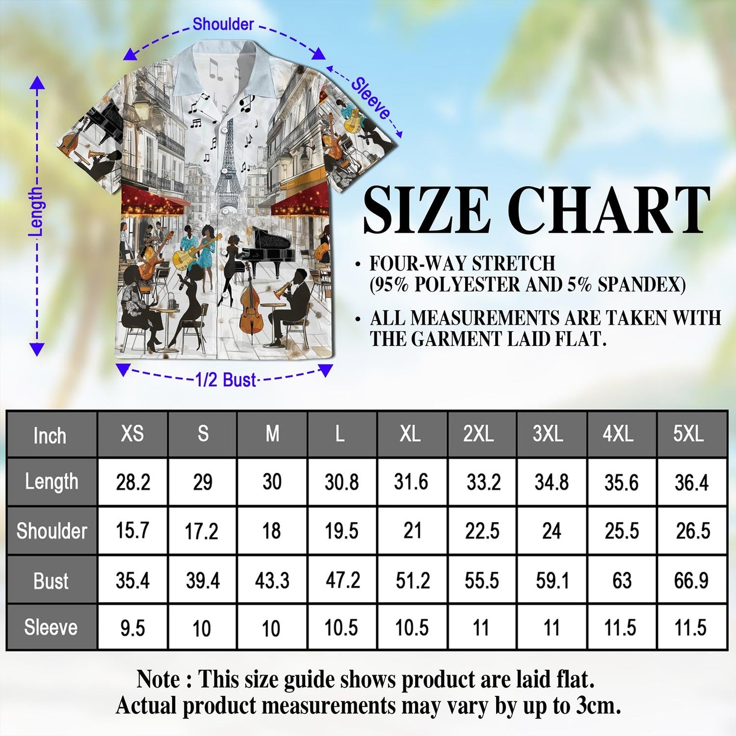 All You Need Is Jazz Hawaiian Shirt for Men, Button Down Aloha Shirt - Azhawaiian