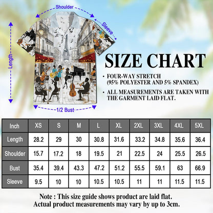 All You Need Is Jazz Hawaiian Shirt for Men, Button Down Aloha Shirt - Azhawaiian