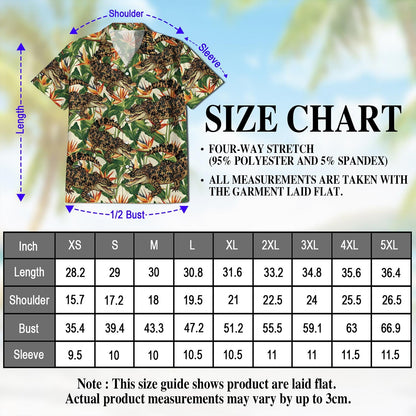 Alligator Hawaiian Shirt for Men, Button Down Aloha Shirt - Azhawaiian