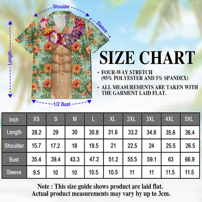 Amazing Flower Hawaiian Shirt for Men, Button Down Aloha Shirt - Azhawaiian