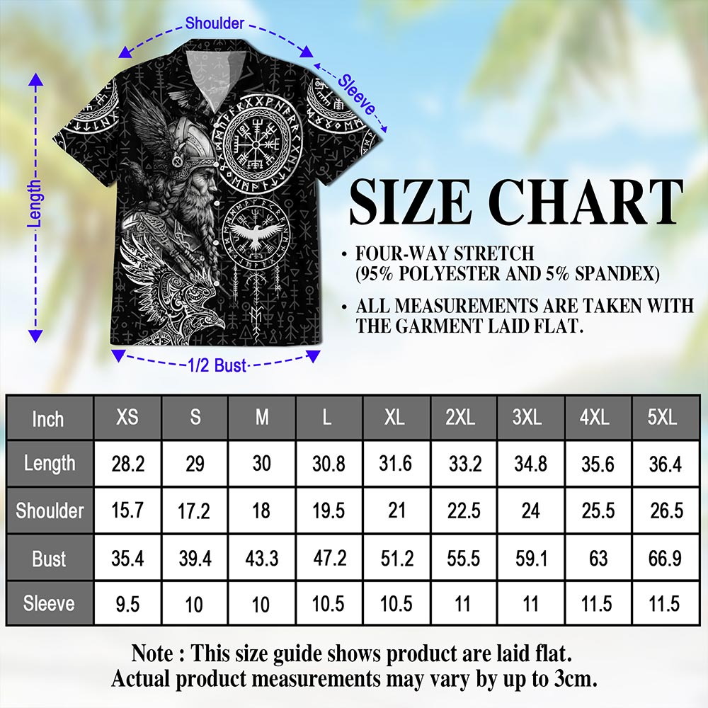 Amazing Viking Hawaiian Shirt for Men, Button Down Aloha Shirt - Azhawaiian