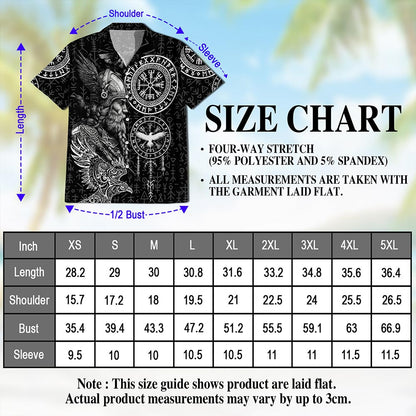 Amazing Viking Hawaiian Shirt for Men, Button Down Aloha Shirt - Azhawaiian