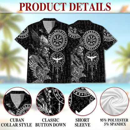 Amazing Viking Hawaiian Shirt for Men, Button Down Aloha Shirt - Azhawaiian