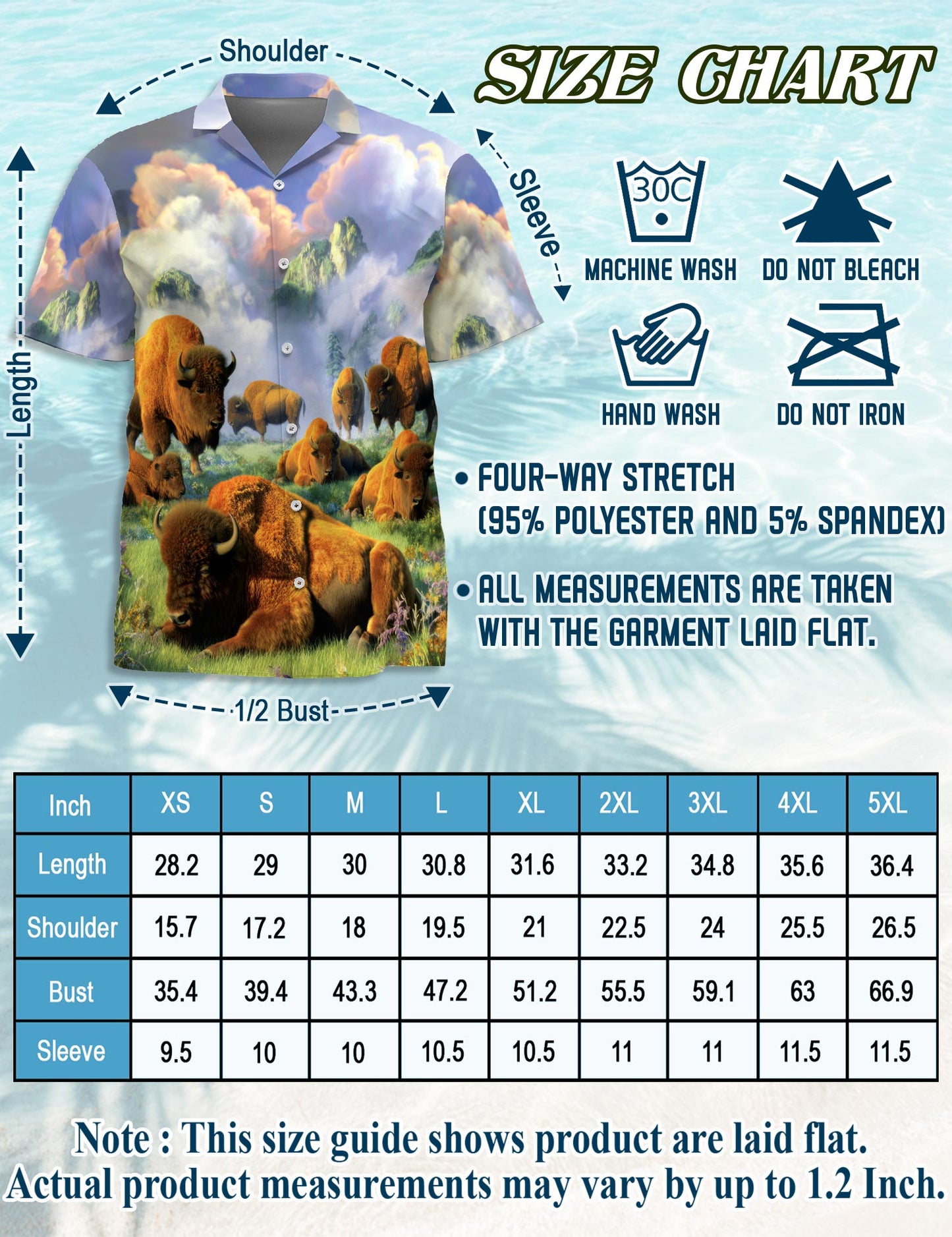 American Bison At Sunrise Hawaiian Shirt for Men, Button Down Aloha Shirt - Azhawaiian