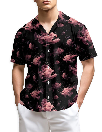Azhawaiian Anglerfish Hawaiian Shirt for Men
