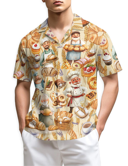 Azhawaiian Bakery Hawaiian Shirt for Men