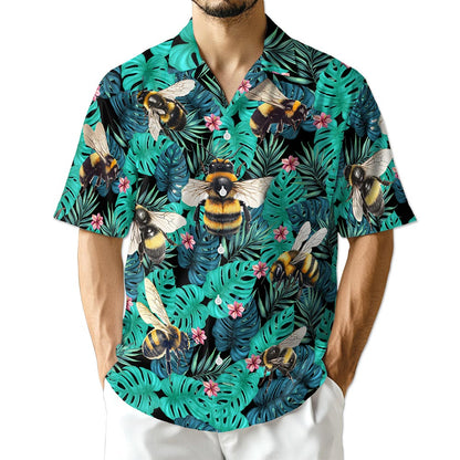 Azhawaiian Bee Hawaiian Shirt for Men