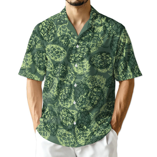 Azhawaiian Beer Hops Seamless Hawaiian Shirt for Men