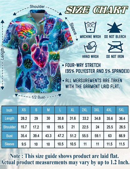 Biology and Chemistry Hawaiian Shirt for Men, Button Down Aloha Shirt - Azhawaiian