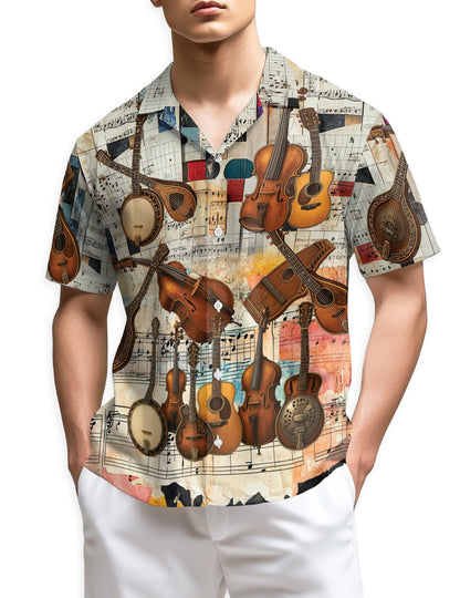Azhawaiian Bluegrass Music Hawaiian Shirt for Men