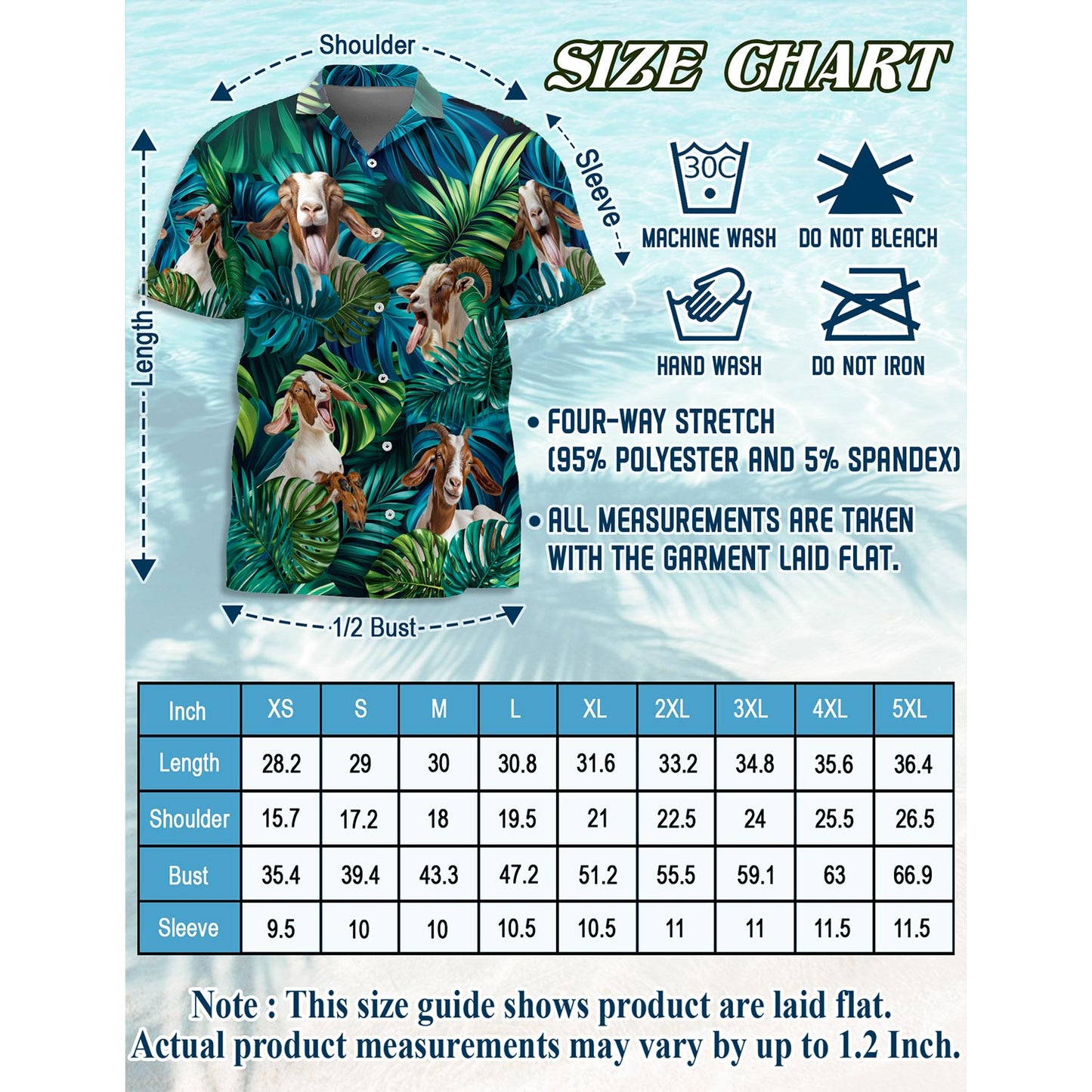 Boer Goats Hawaiian Shirt for Men, Button Down Aloha Shirt - Azhawaiian