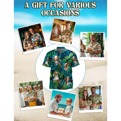 Boer Goats Hawaiian Shirt for Men, Button Down Aloha Shirt - Azhawaiian