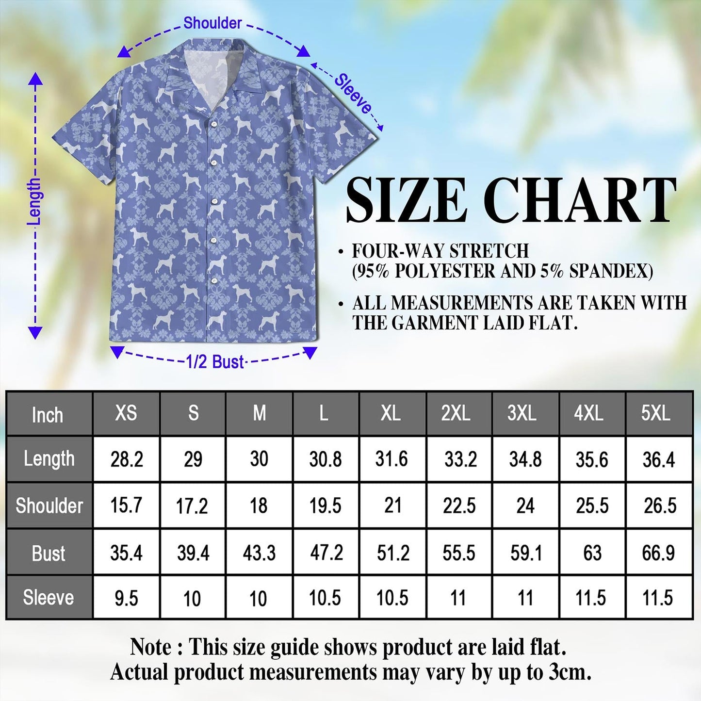 Boxer Dog Hawaiian Shirt for Men, Button Down Aloha Shirt - Azhawaiian