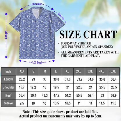 Boxer Dog Hawaiian Shirt for Men, Button Down Aloha Shirt - Azhawaiian