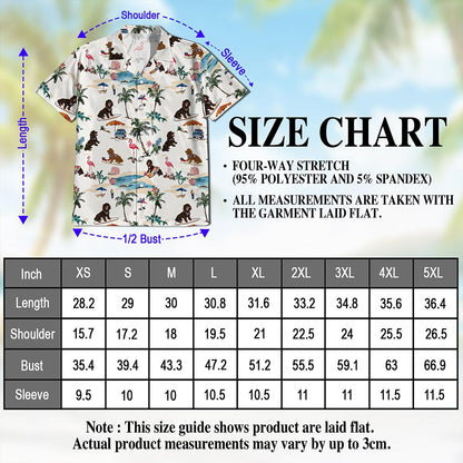 Boykin Spaniel Hawaiian Shirt for Men, Button Down Aloha Shirt - Azhawaiian