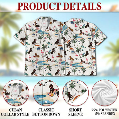 Boykin Spaniel Hawaiian Shirt for Men, Button Down Aloha Shirt - Azhawaiian