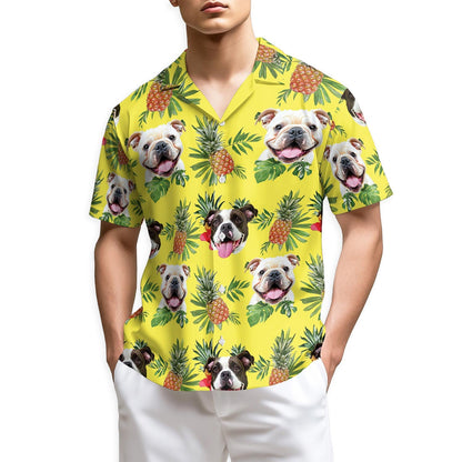 Azhawaiian Bulldog Hawaiian Shirt for Men