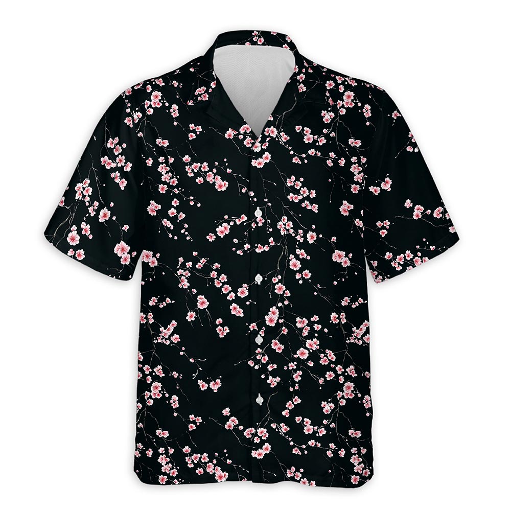 Azhawaiian Cherry Blossom Hawaiian Shirt for Men