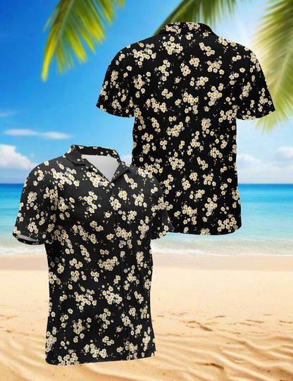 Cherry Blossom Hawaiian Shirt for Men, Button Down Aloha Shirt - Azhawaiian