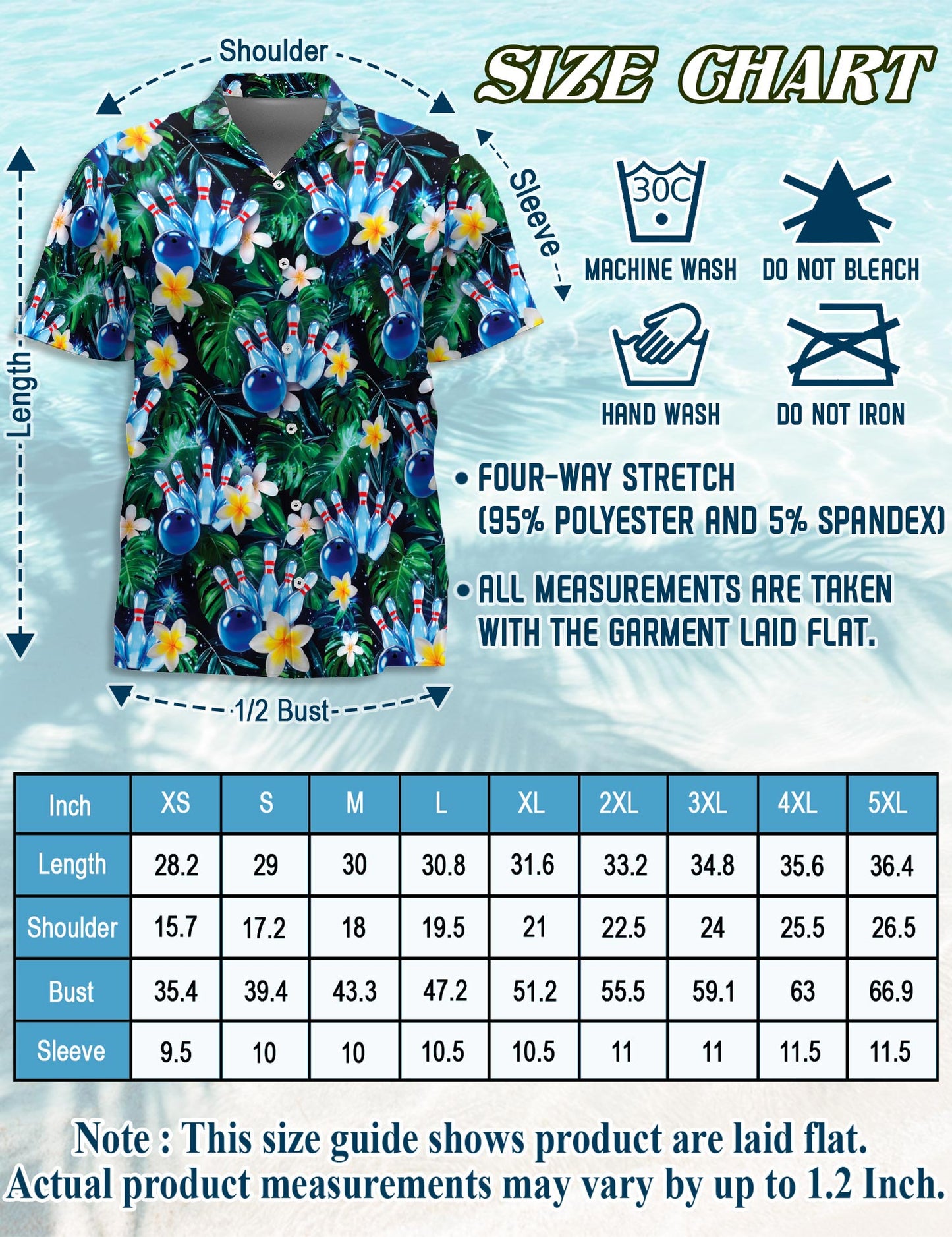 Cool Plumeria Bowling Hawaiian Shirt for Men, Button Down Aloha Shirt - Azhawaiian