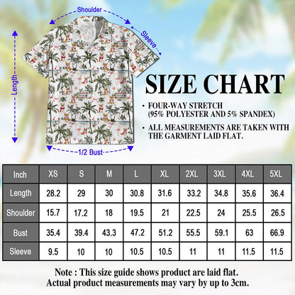 Corgi Hawaiian Shirt for Men, Button Down Aloha Shirt - Azhawaiian